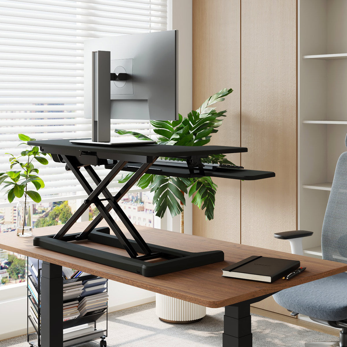 Elevate Electric Standing Desk Converter