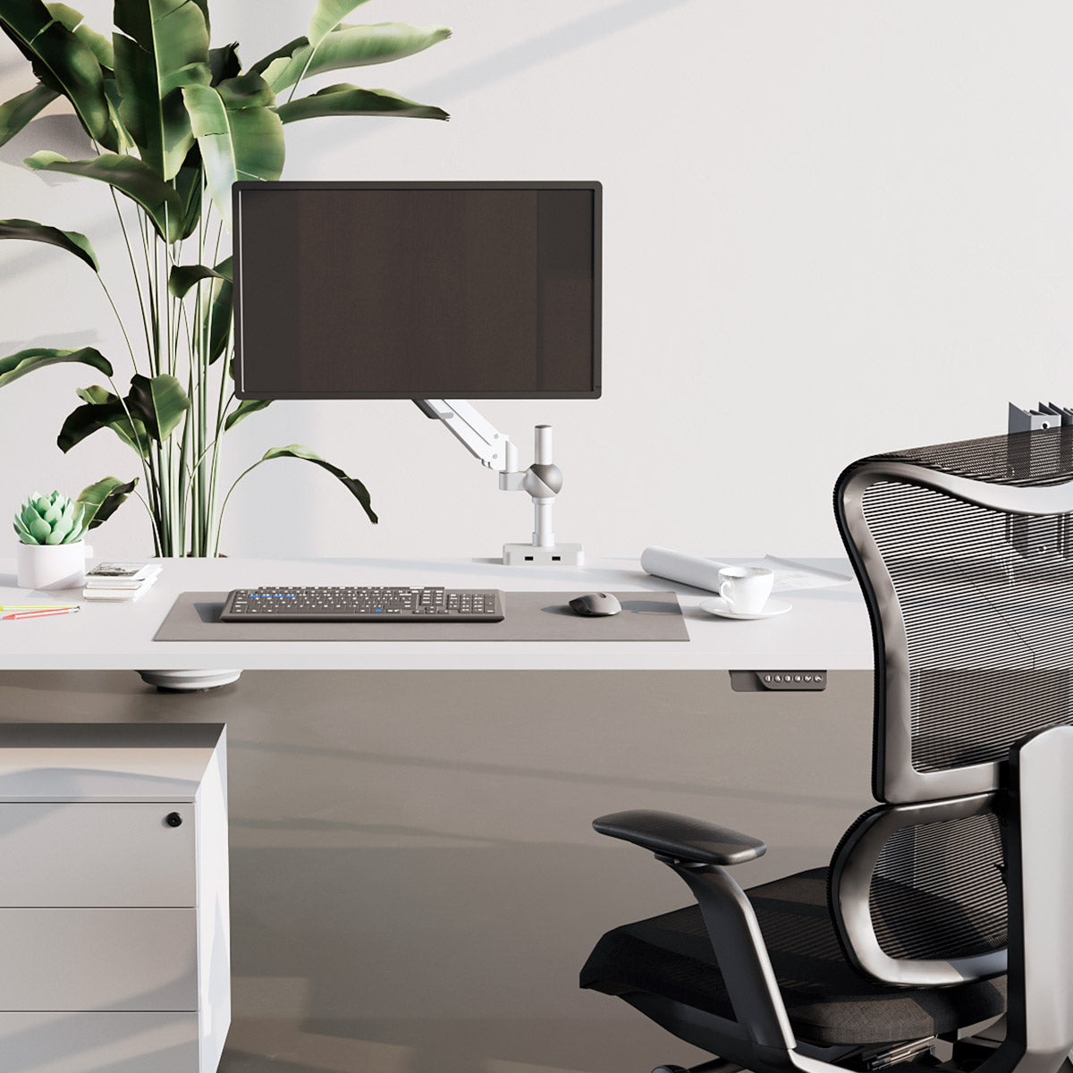 Komfort Plus Monitor Arm Single Office