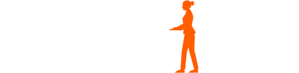 Standing Desk Company Logo White