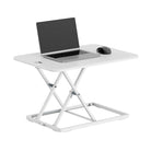 Elevate Laptop Standing Desk Converter White Laptop
