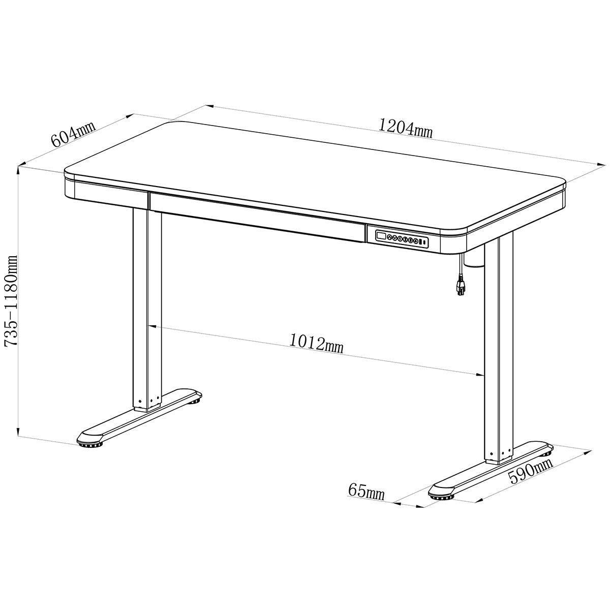 Standing Desk Smart Dimensions